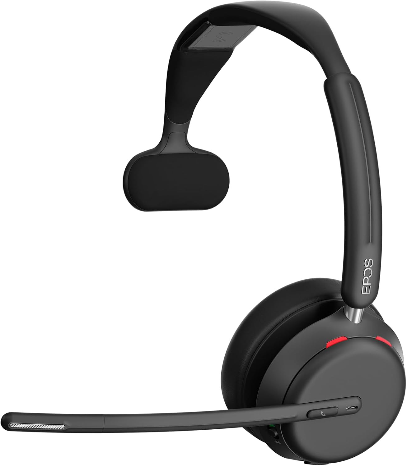 IMPACT 1030 Cuffie Wireless Mono per PC Con Microfono Noise-Cancelling, AI Voic