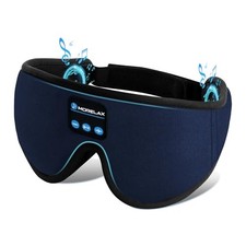 Sleep Mask with Bluetooth Headphones, 3D Sleep Mask Wireless Music Eye Azure