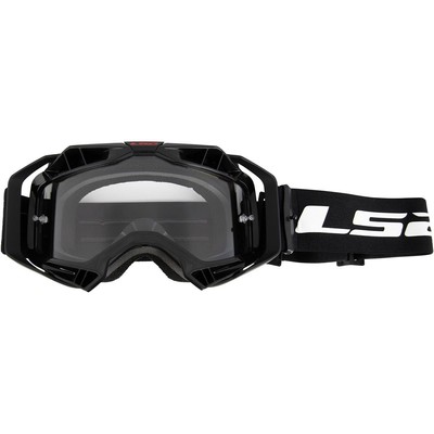 LS2 Crossbrille Aura Enduro Black, Clear Visor