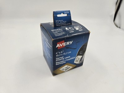Avery Thermal Printer Shipping Labels 4x6 White 220/Roll 1 Roll/Bx (AVE4156)