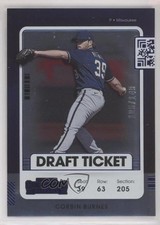 2021 Panini Contenders Draft Ticket Blue 105/149 Corbin Burnes #2 00em