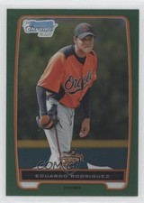 2012 Bowman Chrome Prospects Rack Pack Green Refractor Eduardo Rodriguez 1r1