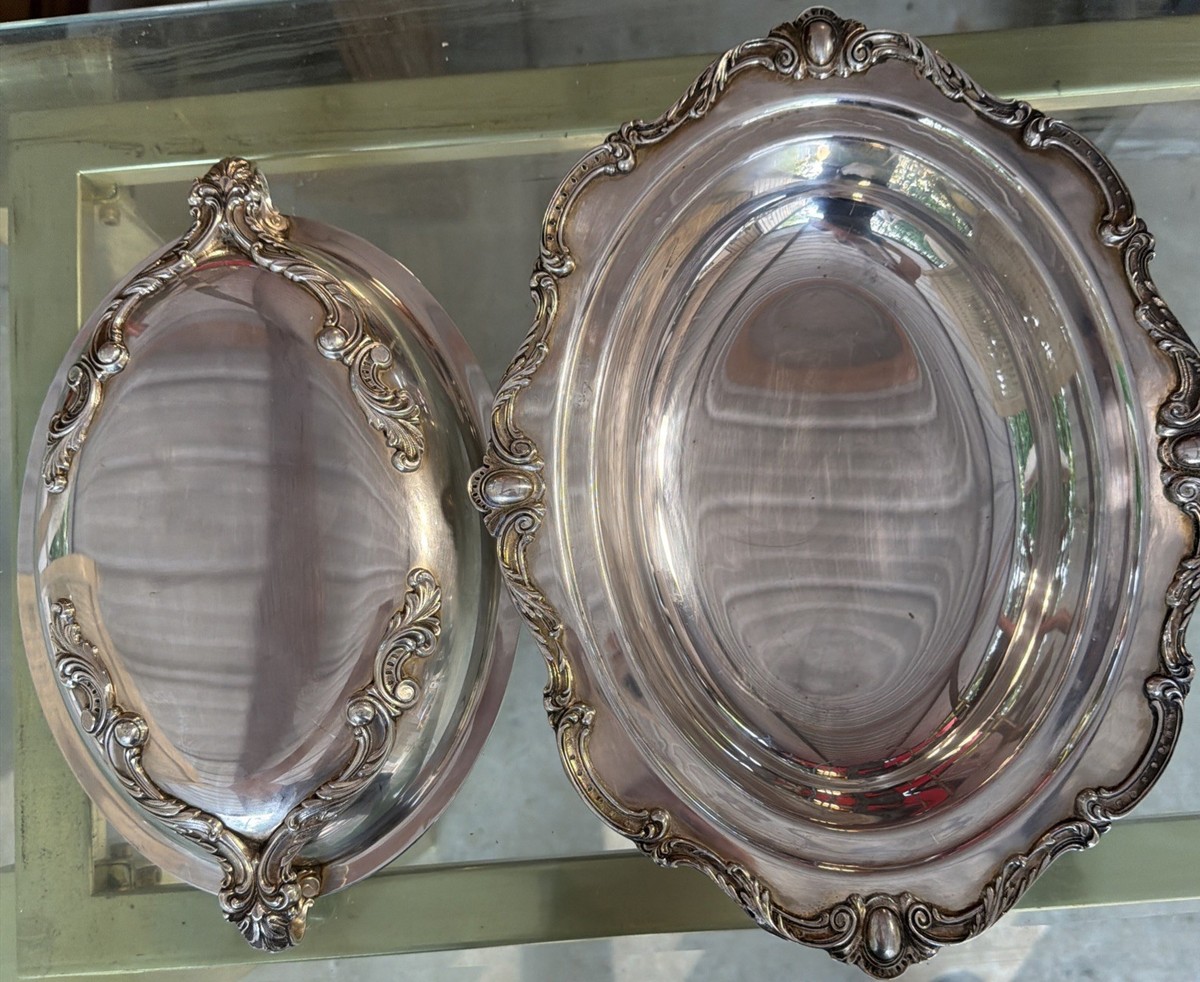 Webster Wilcox International Silver Plated Oval Rochelle pattern