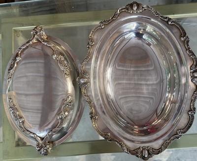 Webster Wilcox International Silver Plated Oval Rochelle pattern
