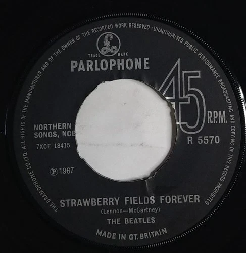 The Beatles Strawberry Fields Forever / Penny Lane 7" Single (1967) R 5570