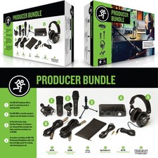 MACKIE ONYX PRODUCER BUNDLE 2.2 USB AUDIO MIDI INTERFACE HEADPHONES MICROPHONE 2