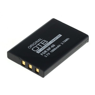Akku kompatibel zu Fuji NP-60 3,7V - 1000 mAh Li-Ion Original OTB