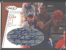 2001 SAGE #A19 Steven Hunter Autographs Bronze Rookie RC 123/240