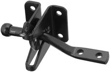 National Hardware 2.38 in. H X 2.63 in. W Black Steel Automatic Gate Latch