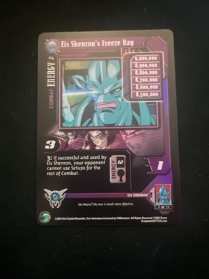 Eis Shenron's Freeze Ray 114 Limited Alt Foil Dragon Ball Z GT DBZ CCG Score LP