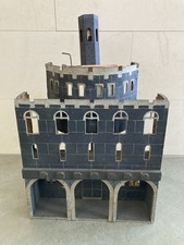 Kulissen-Modell um 1900, Hausfassade, Diorama-Geb&auml;ude