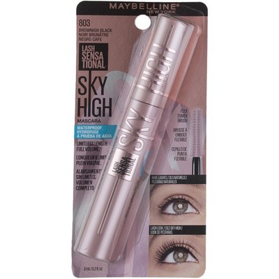 5 Pack Maybelline Lash Sensational Sky High Mascara, Brownish Black 803, 0.2 ...
