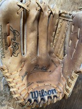 Vintage WILSON, JIM RICE SNAP PRO MODEL ACTION W0221 Leather Glove, Right Hand