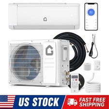 Mini Split Air Conditioner 9000 BTU 20 SEER2 Inverter Ductless Heat Pump WIFI
