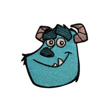 Disney Monster Inc Sulley Scare Beast Embroidered Iron On Patch - OFFICIAL  03-K