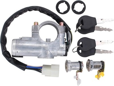 Nissan D21 Ignition Door Lock Cylinder Set with Keys