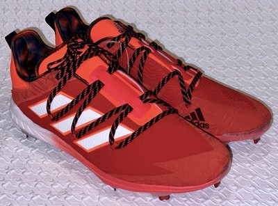 ADIDAS Adizero Grail ASG Red Orange White Metal Spike Baseball Cleats Mens Sz 15