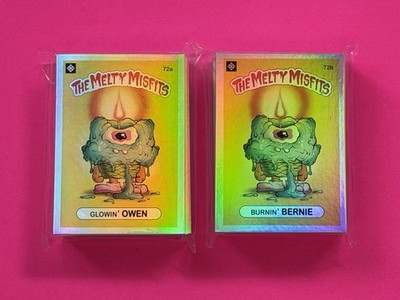 MELTY MISFITS Series 2 FOIL SET Garbage Pail Kids GPK BUFF MONSTER