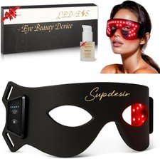 Red Light Therapy for Eyes, 8-in-1 LED Light Therapy  5-Level Gentle Vibration