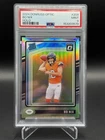 2024 Panini Donruss Optic #209 Bo Nix Silver Holo Prizm PSA 9 Rookie Card RC