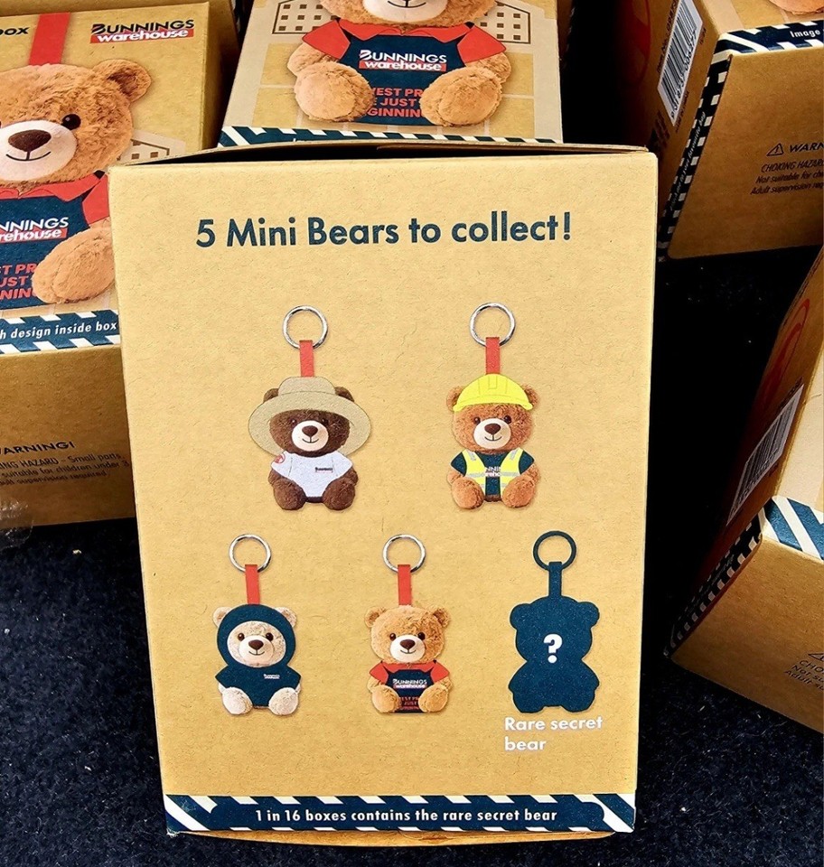 Bunnings Mini Bear Mystery Box (New & Sealed) – Christmas GIFT | eBay ...