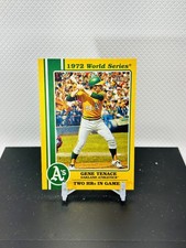 2021 Topps Heritage Gene Tenace 1972 World Series Highlights #72WS-1 Athletics