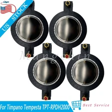 4PCS Diaphragm For Audiopipe APH-5050 APHC-6256 APHC-6278 Driver 8 ohm 2.03"