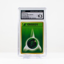 Pokémon Grass Energy #25 Japanese Intro Pack Bulbasaur Deck CGC 9.5 