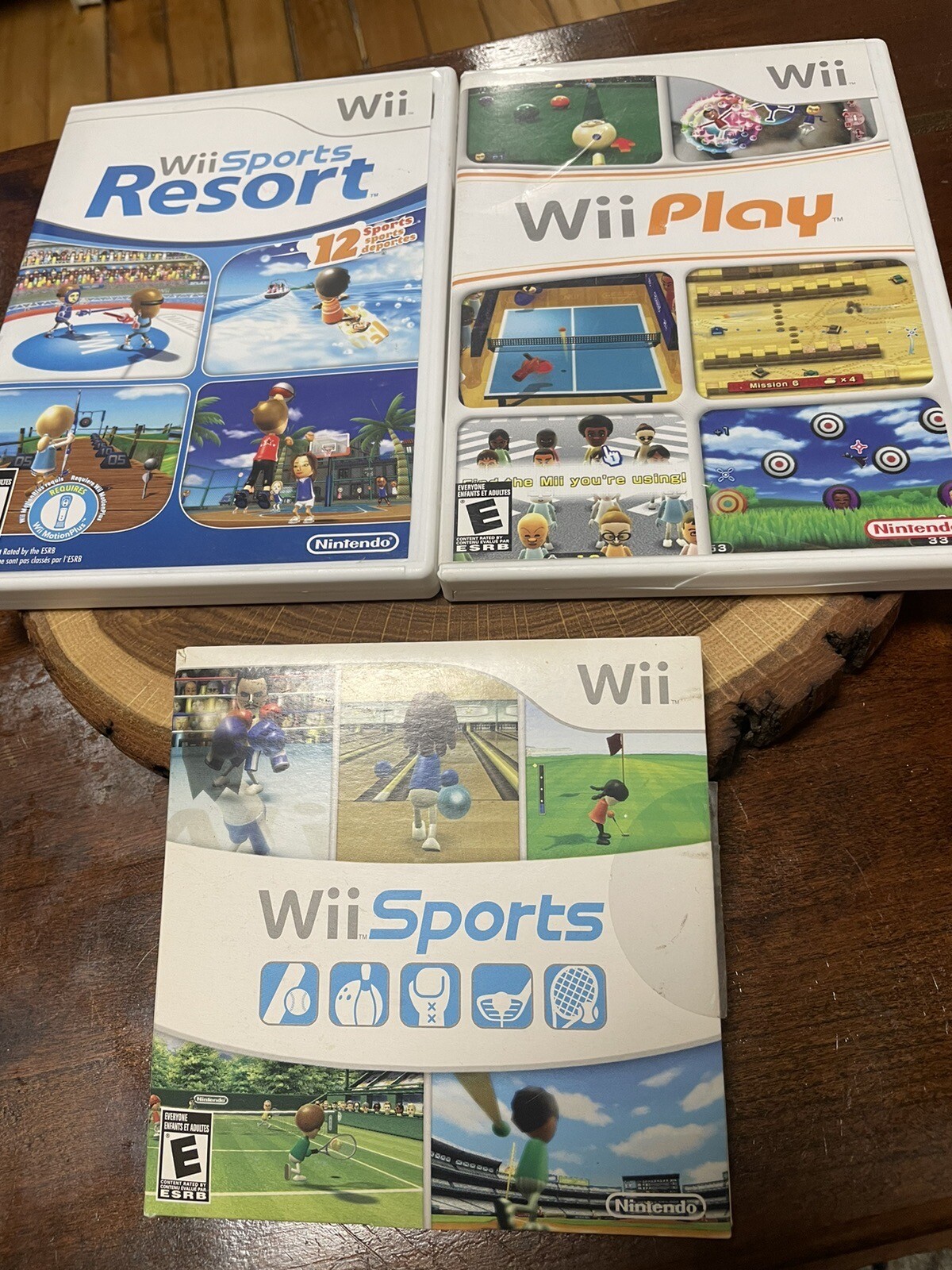 Wii Sports, Wii Sports Resort Wii Play Game Bundle Lot Of 3 Wii Sports Games! eBay