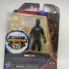 Marvel Studios Spider-Man Mystery Web Gear Black and Gold Suit Action Figure
