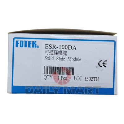 New In Box FOTEK ESR-100DA Solid State Relays 24-380VAC