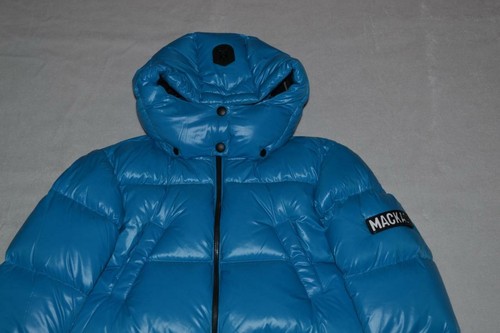 AUTHENTIC MACKAGE KIDS KENNIE LUSTROUS LIGHT DOWN PARKA HOOD AQUA ALL SIZES NEW - Picture 3 of 6