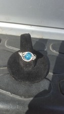 Blue Apitite Sterling silver Ring Custom Size