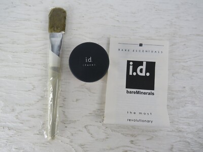 NEW Bare Escentuals minerals i.d. (Face) #3 Foundation 81595 9gm With Face Brush