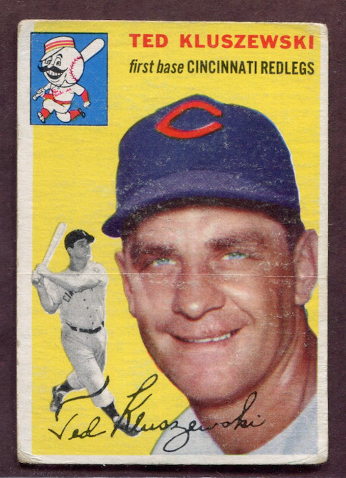 1954 Topps Set-Break # 7 Ted Kluszewski VG-VGEX (crease) *JAYSACE*