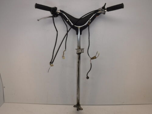 1974 Yamaha sl433 HANDLEBARS STEERING CONTROLS CABLES SWITCHES - Picture 9 of 10