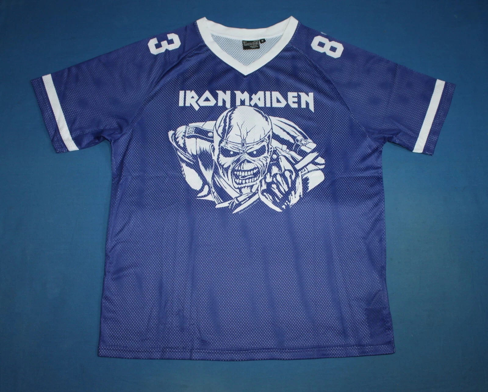 Iron Maiden The Trooper Men's Mesh Football Jersey