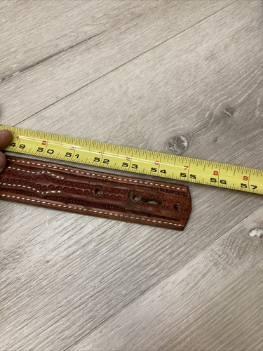 Custom Made Leather Belt 55” Without Buckle Bruce Cheaney Gainesville Texas TX - Picture 10 of 10