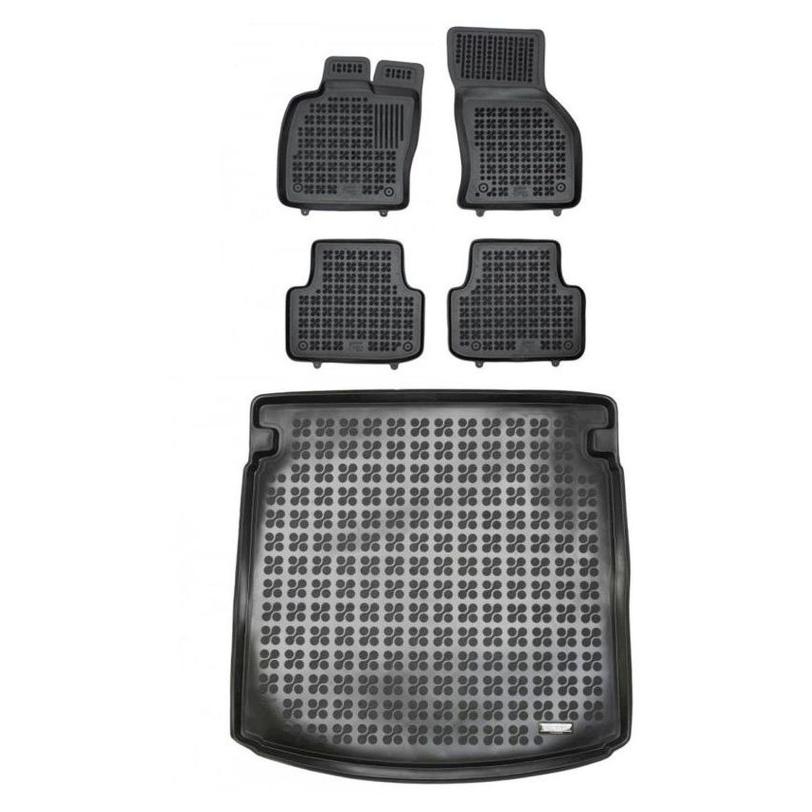 Tapis de sol sur mesure Seat Leon 4 ST finition élégante moquette noire