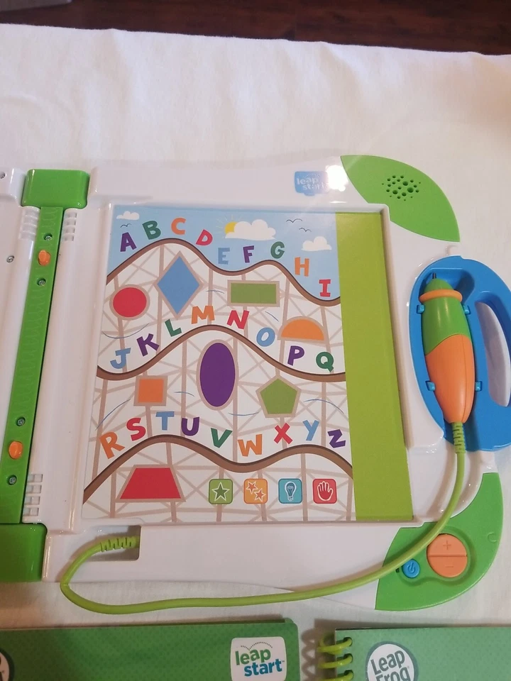 2016 Leap Start Frog Interactive Learning System Reader with 5 books WORKS - Image 3 of 4