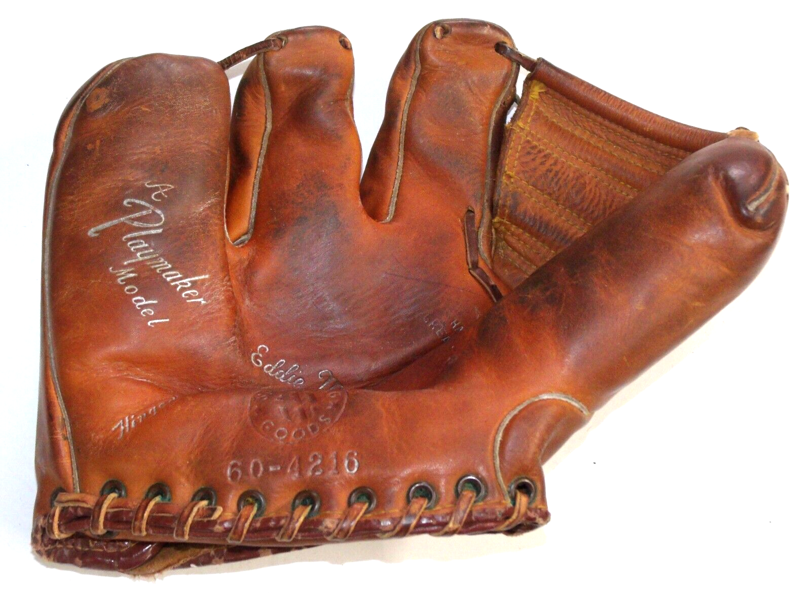 1950's-60's Sporting Goods Eddie Mathews Model 60-4216 Baseball Glove