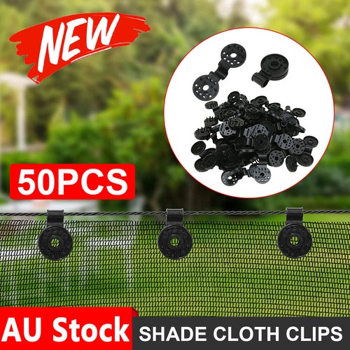 50pcs Tarp Clamps Shade Cloth Clips Heavy Duty Lock Grips Detachable