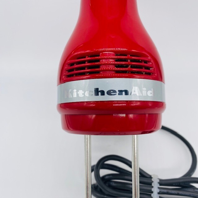 KitchenAid Model KHM512ER 5Speed Ultra Power Hand Mixer Motor Red Beaters eBay