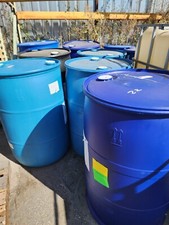 55 Gallon Plastic Barrel Drum Closed Top