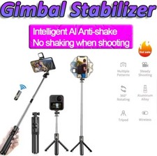 Selfie Stick Tripod Bluetooth Wireless Remote Stand For iPhone 15 Pro Max 14 13