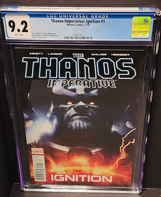 THANOS IMPERATIVE: IGNITION #1 - 7/10 - White pages - CGC 9.2