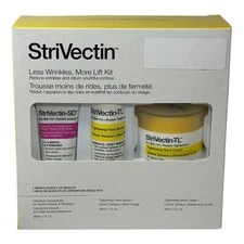 StriVectin Tighten & Lift 3-Step Kit Peptide Concentrate Face Serum Neck Cream