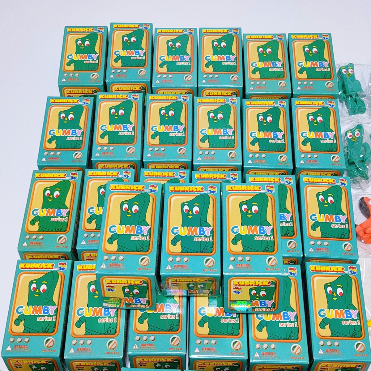 GUMBY フィギュア まとめ売り GUMBY Kubrick Series1 Medicom Toy 39Pieces with Box | eBay
