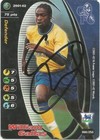 WILLIAM GALLAS SIGNED CHELSEA 2001/2002 FOOTBALL CHAMPIONS TRADING CARD+COA