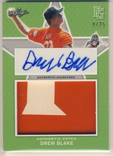 DREW BLAKE 2020 Leaf Perfect Game PG National Showcase PATCH AUTO /25 OSU